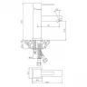 Смеситель для раковины WesnaArt Kristal KRI22-210 Хром