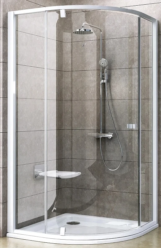Душевой уголок Ravak Pivot PSKK3 80x80 37644101Z1 профиль Белый стекло Transparent