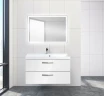 Тумба под раковину BelBagno Aurora 90 AURORA-900-2C-SO-BL подвесная Bianco Lucido МДФ / ЛДСП