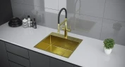 Кухонная мойка KUCHENSTERN WERK 60 54x51 507GL50 цвет Золото