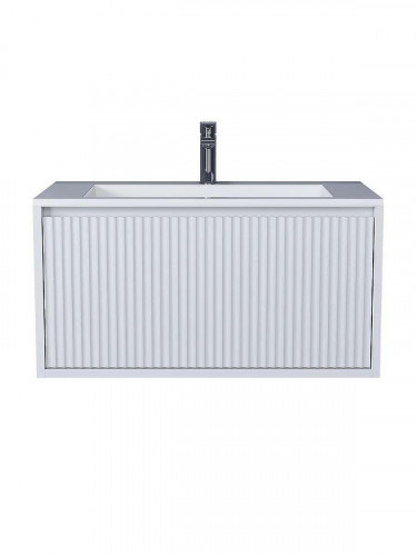 Тумба с раковиной Uperwood Next Premium 70 3930205164 подвесная цвет Белый матовый