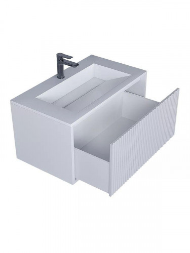 Тумба с раковиной Uperwood Next Premium 70 3930205164 подвесная цвет Белый матовый