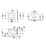 Унитаз подвесной Duravit D-Code 29030900212 цвет Белый без сиденья