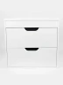Тумба под раковину Uperwood Modul 65 2930205354 подвесная цвет Белый матовый Графит матовый