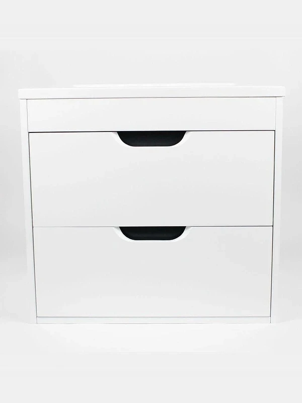 Тумба под раковину Uperwood Modul 65 2930205354 подвесная цвет Белый матовый Графит матовый