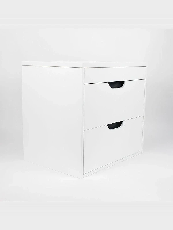 Тумба под раковину Uperwood Modul 65 2930205354 подвесная цвет Белый матовый Графит матовый