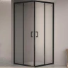 Душевой уголок RGW Passage PA-030B 80x80 3508103088-14 профиль Черный стекло прозрачное
