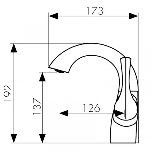 Смеситель для раковины Kaiser Comba 48011-1 Бронза латунь
