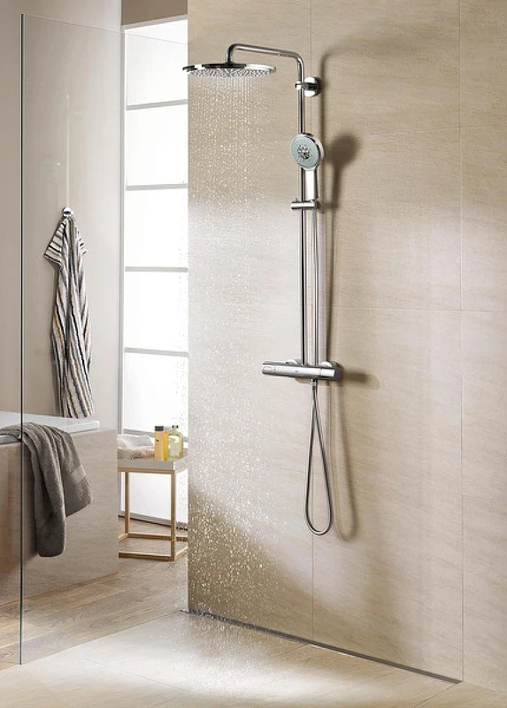 Верхний душ Grohe Rainshower Cosmopolitan 27477000 Хром латунь на потолок