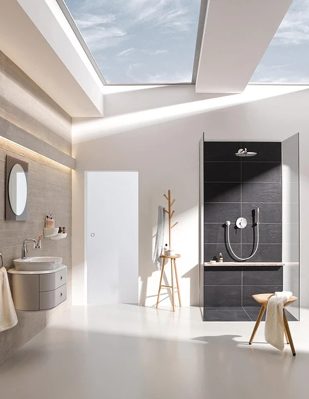 Верхний душ Grohe Rainshower Cosmopolitan 27477000 Хром латунь на потолок