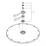 Верхний душ Grohe Rainshower Cosmopolitan 27477000 Хром латунь на потолок