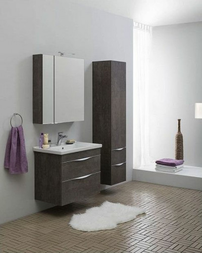 Зеркальный шкаф Aquanet Эвора 80 R 182741 Дуб антик МДФ / ЛДСП, стекло