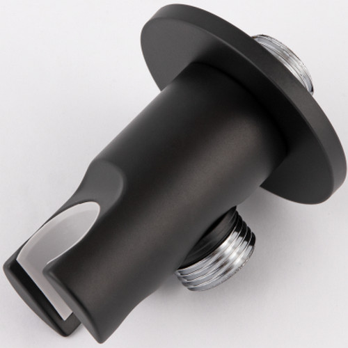 Шланговое подключение Remer 337MNO Черное матовое латунь на стену