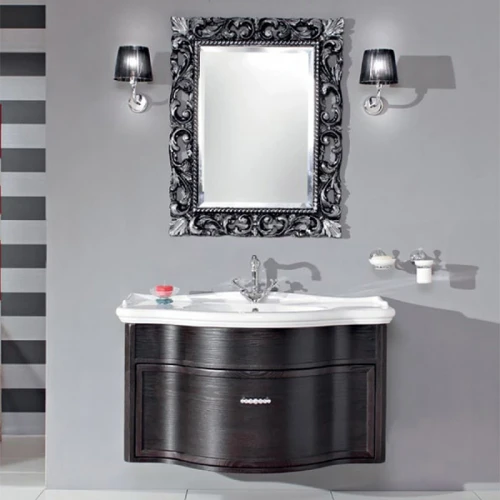 Зеркало Cezares 75 620/A Nero Argento МДФ / ЛДСП, стекло