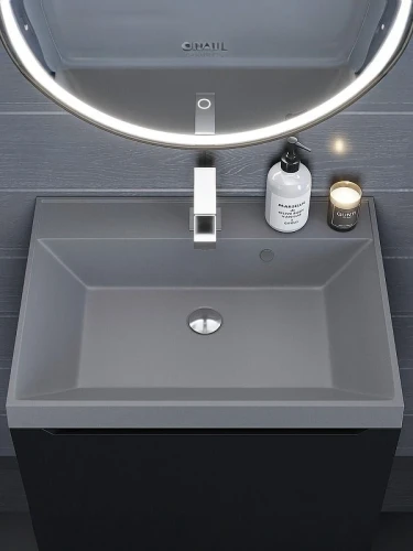 Раковина Uperwood Classic Quartz 60 291030001 цвет Бетон
