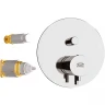Смеситель для душа Remer Minimal Thermo NT09KB с термостатом Хром