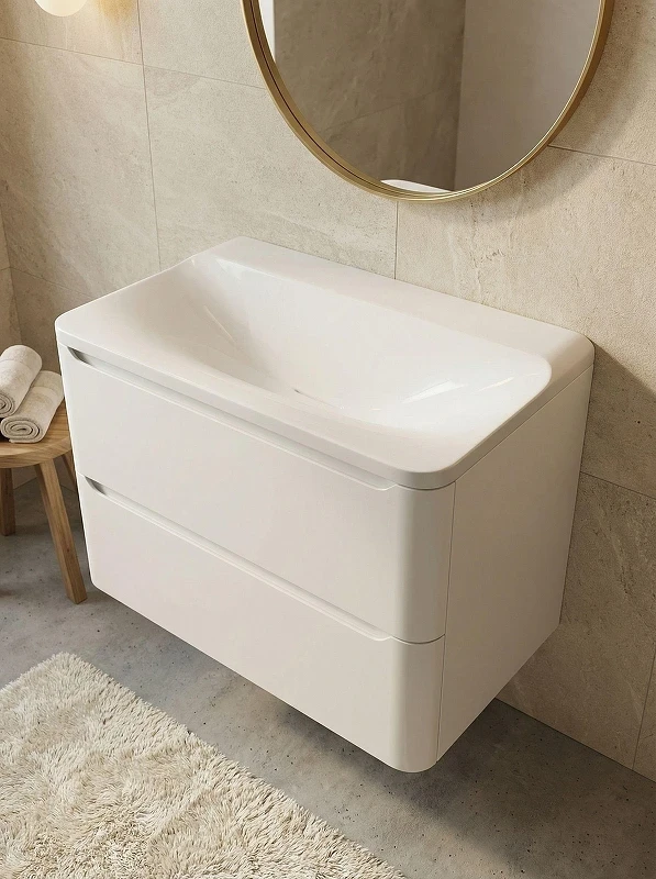 Раковина Uperwood Ocean 80 ROcean80wg0 цвет Белый глянцевый