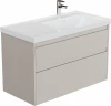 Тумба под раковину Aquanet Nova Lite 2.0 90 R 346324 подвесная цвет Бежевый