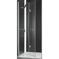 Душевая дверь в нишу Cezares Elena W-BS-13 183 профиль Хром стекло прозрачное