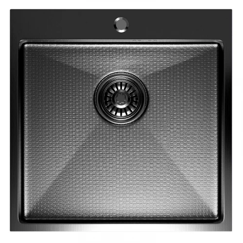 Кухонная мойка Mixline Pro 50 552931 цвет Черный графит