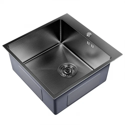 Кухонная мойка Mixline Pro 50 552931 цвет Черный графит
