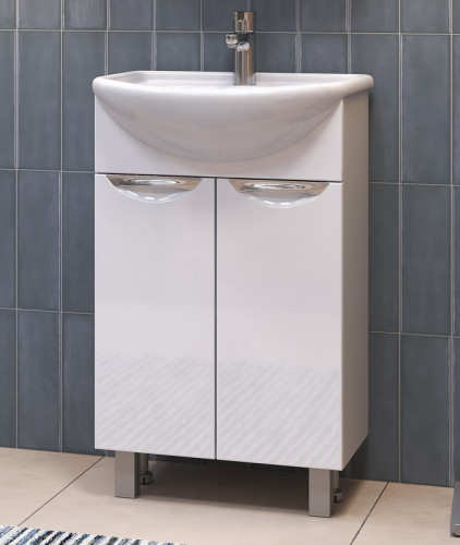 Тумба под раковину Vigo Callao 50 tn.CAL.UYU.50.2D Белая МДФ / ЛДСП