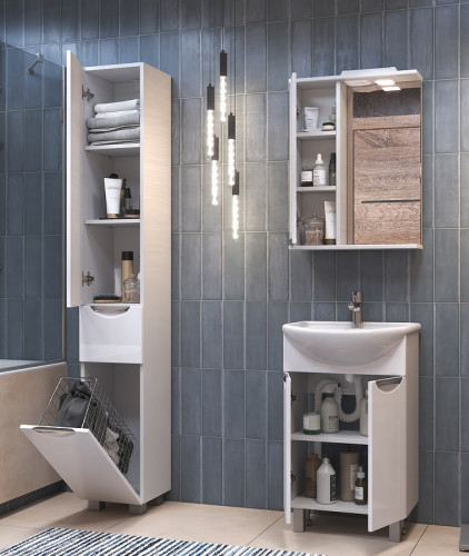 Тумба под раковину Vigo Callao 50 tn.CAL.UYU.50.2D Белая МДФ / ЛДСП