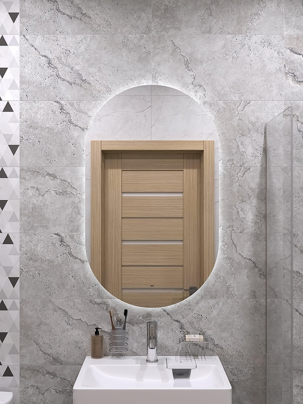 Зеркало DIWO Углич 60 ЗЛП1733 с подсветкой с бесконтактным выключателем