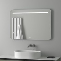 Зеркало Evoform Ledline 70x100 BY 2447 с подсветкой 8.5 W - сенсорный выключатель стекло
