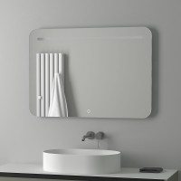 Зеркало Evoform Ledline 70x100 BY 2447 с подсветкой 8.5 W - сенсорный выключатель стекло