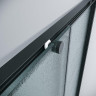 Душевой уголок Grossman Galaxy 100x90 L 300.K33.01.90R10L.21.02 профиль Черный матовый стекло шиншилла
