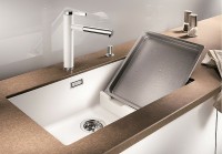 Кухонная мойка Blanco Subline 700-U Level 523542 Белая искусственный камень (литьевой мрамор) встраиваемый