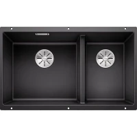 Кухонная мойка Blanco Subline 430/270-U 523151 Антрацит искусственный камень (литьевой мрамор) встраиваемый