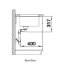 Кухонная мойка Blanco Subline 430/270-U 523151 Антрацит искусственный камень (литьевой мрамор) встраиваемый