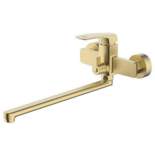 Смеситель для ванны Azario Conda AZ-K1711MG универсальный цвет Золото матовое