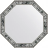 Зеркало Evoform Octagon 49x49 BY 7412 в багетной раме - Состаренное дерево 50 мм