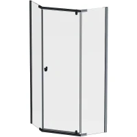 Душевой уголок AM.PM Sunny 90х90 W87G-405-9090-BT профиль Черный матовый стекло прозрачное