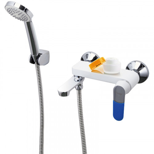 Смеситель для ванны Frap H34 F3234 Белый Хром латунь на стену