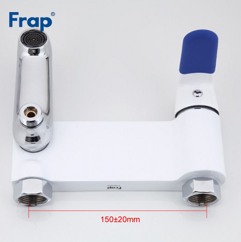 Смеситель для ванны Frap H34 F3234 Белый Хром латунь на стену