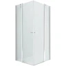 Душевой уголок New Trendy New Soleo Chrome 100х100 K-0410 профиль Хром стекло прозрачное