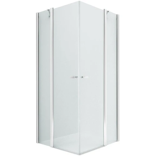 Душевой уголок New Trendy New Soleo Chrome 100х100 K-0410 профиль Хром стекло прозрачное