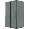 Душевой уголок Grossman Cosmo 130х90 120.K33.02.1390.21.10 профиль Черный матовый стекло тонированное