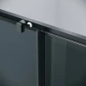 Душевой уголок Grossman Cosmo 130х90 120.K33.02.1390.21.10 профиль Черный матовый стекло тонированное