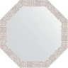 Зеркало Evoform Octagon 73х73 BY 3747 в багетной раме - Соты алюминий 70 мм стекло