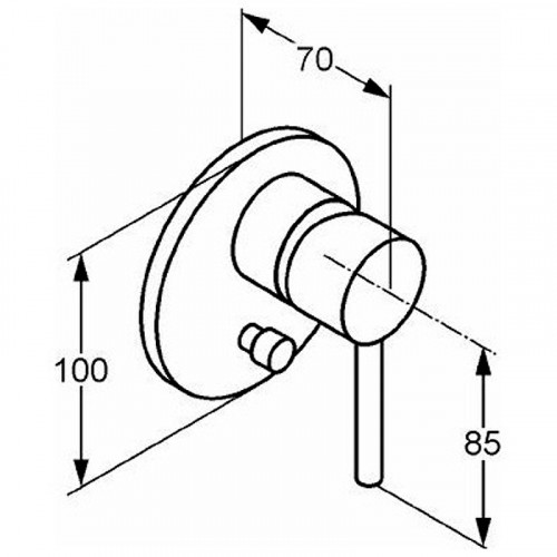Смеситель для душа Kludi Bozz 38716N076 Золото брашированное латунь встраиваемый