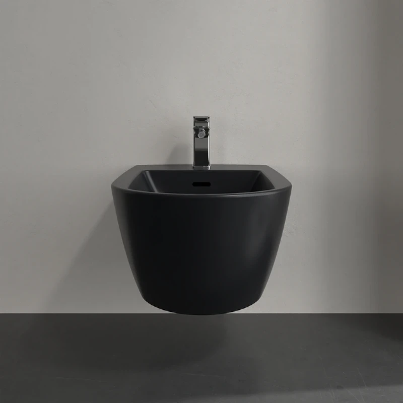 Биде Villeroy&Boch Antao 541100R7 подвесное цвет Pure Black