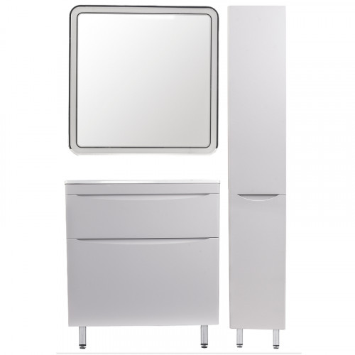 Тумба под раковину Style Line Бергамо 80 СС-00002314 Белая антискрейч МДФ / ЛДСП