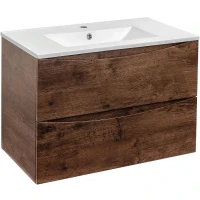 Тумба под раковину Vincea Mia 75 VMC-2MA750RW подвесная R.Wood МДФ / ЛДСП