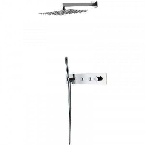 Душевая система Ceruttispa Velia CR CT10398 Хром нержавеющая сталь встраиваемый