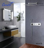 Душевая система Ceruttispa Velia CR CT10398 Хром нержавеющая сталь встраиваемый